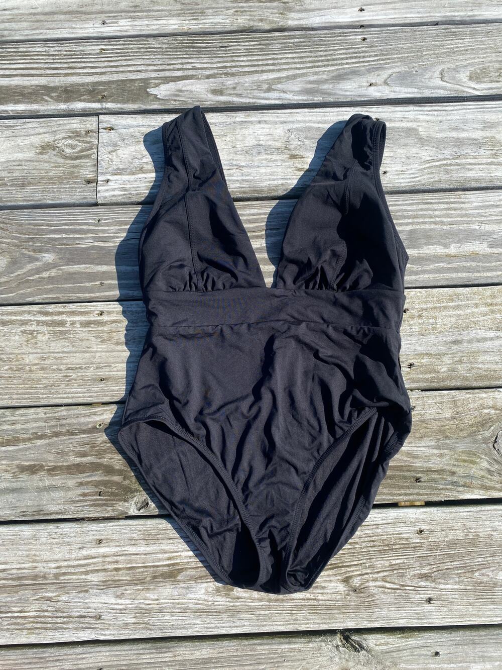Andie Mykonos One Piece Swimsuit - Black - Size L